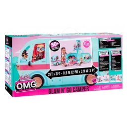 Camper LOL Surprise Glam N' Go, MGA, +50 surprize, 38x69 cm +6ani