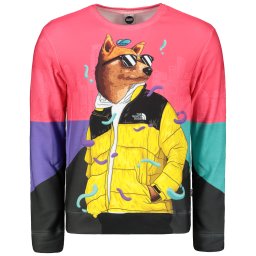 Dl GUGU & Miss GO Unisex's The North Doge Pulover S-Pc2343