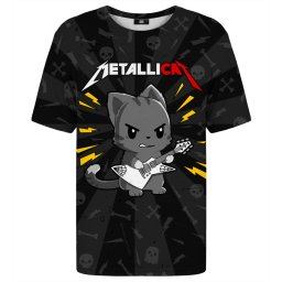 Tricou dama Mr. GUGU & Miss GO Metallicat