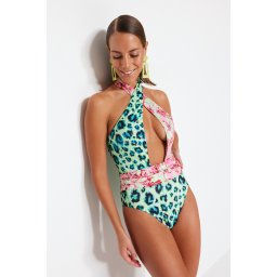 Costum baie de dama, Trendyol TBESS22MA0281/PINK