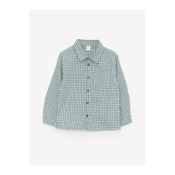 LC Waikiki Plaid Patterned Long Sleeve Baby Boy Shirt