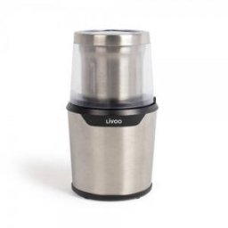 Rasnita Electrica Cafea Livoo 200W 220 - 240V 8-12Cesti Lame Inox Carcasa Plastic Argintiu/Negru