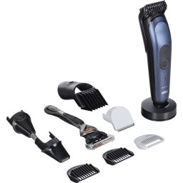 Aparat de ras Braun All-In-One Styling Set 7 MGK7410, hair clipper (dark blue/black)