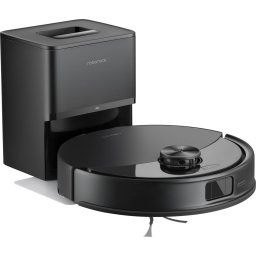 Robot de Aspirare Roborock Q10 VF+ 10000Pa cu Statie Multifunctionala RockDock Plus Navigare LiDAR Negru