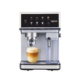 Espressor Semi-automat Daewoo SDA DCMM1350 Rezervor Apa 1.6L Pompa 20 Bar 1350W Argintiu