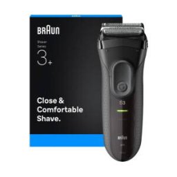 Aparat de ras Braun Series 3+ 3000, shaver black/grey