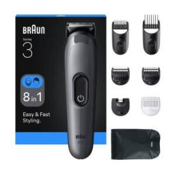 Masina de tuns Braun Series 3 All-In-One Style Kit AIO3540, hair clipper grey