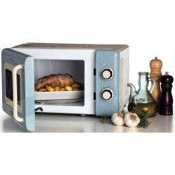 Ariete Vintage microwave (cream/blue, 20 liters)