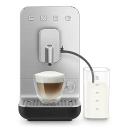 Espressor Automat Smeg BCC13BLMEU Collezione Line 1.4L 19Bari Sistem Spumare Automata a Laptelui 1350W Negru