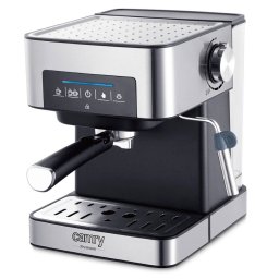 Espressor Manual CAMRY CR 4410 Rezervor Apa 1.6L Presiune 15 Bari Spumare Manuala a Laptelui Putere 850W Argintiu
