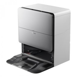 Aspirator robot Roborock Saros 20 Sonic Complete, 65 W, 36.000 Pa, 228 ml/2,7 l, AdaptiLift 3.0, RetractSense LiDAR cu Reactive AI 3.0, Autonomie de 190 min, Alb