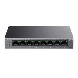 Switch TP-LINK LS108GP, 8 porturi, PoE+, Black