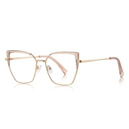 Ochelari protectie calculator Ochelari de Calculator, F, Cat Eye - Techsuit Reflex PC (3156) - Gold/Pink