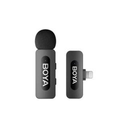 Microfon BY-V1-V2.0, Wireless, Negru