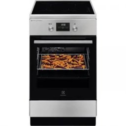 Aragaz electric LKI564266X, SteamBake-gatire cu abur, Plita inductie, 4 zone de gatit, AirFry, 58 l, Autocuratare catalitica, 50x60 cm, Clasa A, Inox