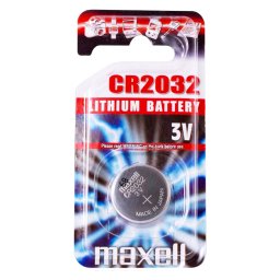 Baterii litiu Maxell CR2032 3V 220mAh, 20x3.2 mm, blister 5 bucati