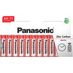 Baterii Panasonic Economy AA LR6 1.5V Zinc, cutie 12 bucăți