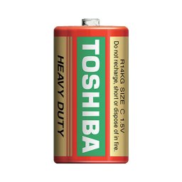 Baterii C R14 1.5V Toshiba Heavy Duty, set 2 bucăți