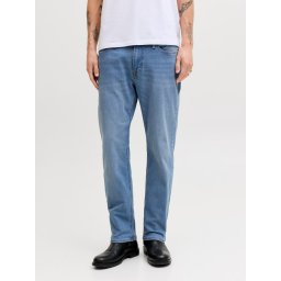 Jack & Jones Blugi barbati CLARK, cu talie medie si croiala Regular fit, Albastru (SELECTATI MARIMEA: 36, SELECTATI LUNGIMEA: 32)