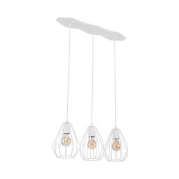 Lustră LED pe cablu BRYLANT 3xE27/60W/230V albă