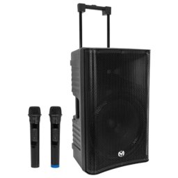 Boxa Portabila Mac Mah Mobile Pro 15 | 300W RMS, Bluetooth, USB, TWS, 2 Microfoane UHF