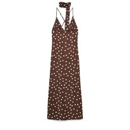 VERO MODA Rochie Vmelisa Long Singlet Scarf 10350647 19-1216 TCX chocolate martini