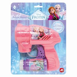 Pistol de facut baloane Disney Frozen pentru copii, fara baterii