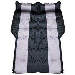 Saltea gonflabila auto 170x120 cm cu perna integrata si husa, negru