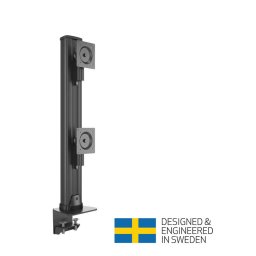Suport Masa Multibrackets MB-0556 Pentru 2 Monitoare Verticale 32-50inch Negru