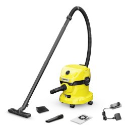 Aspirator Umed/Uscat cu Acumulator Karcher 1.628-501.0 WD 2-18V Recipient 12L Galben
