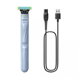 Aparat de Ras Electric Philips OneBlade First Shave QP1324/20 Albastru Deschis