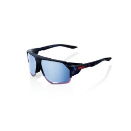 Ochelari de Soare pentru Ciclism si Sport 100 % Norvik Lentila HiPER Oglinda Multistrat Negru Holografic/Albastru
