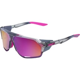 Ochelari de Soare pentru Ciclism si Sport 100 % Norvik Tokyo Night Edition Lentila Oglinda Multistrat Mov/Gri