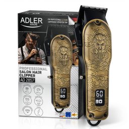Masina de Tuns Profesionala Adler AD 2857 Lama Black Diamond Carbon DLC Incarcare USB
