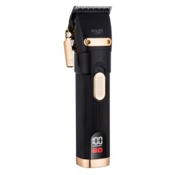 Masina de Tuns Adler AD 2853 Afisaj LED 2 Setari de Viteza Autonomie 210 Minute Incarcare USB Negru/Auriu