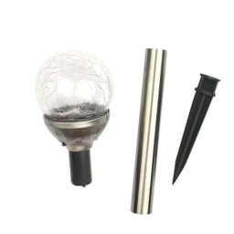 Set 4 lampi solare pentru gradina LED model glob de sticla