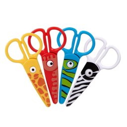 Foarfeca Strigo, plastic, 4 modele, Animalute SSC093