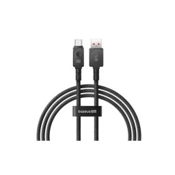 Cablu alimentare /date Baseus Unbreakable Fast Charging Data Cable 2m USB - USB Type-C 100W braided aliaj zinc negru P1035580111