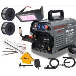 *MEGA PACHET* Aparat de sudura tip Invertor cu sarma 510A, + *x2 sarma 1.0mm, x2 electrozi 2.5mm, Ochelari automati, magnet* MMA/MIG/MAG/TIG *CABLU SUDURA 3M*, afisaj digital, ventilat, URAL MASH IGBT TEHNOLOGY ULTRA HYBRID POWER, CMP1730
