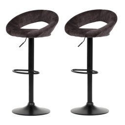 Set de scaune de bar AUB-822 BR4, 2 buc.