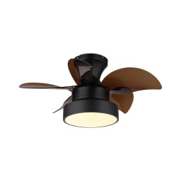 Globo 03670-LED Ventilator de tavan KARI, dimmabil, LED/22W/230V, 3000/4500/6000K, maro+telecomandă