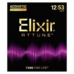 Elixir ATTUNE Phosphor Bronze Light 12-53