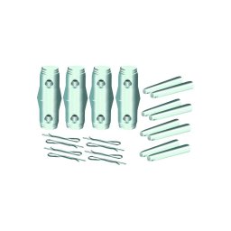 Alutruss Quadlock set connecting cone/pivot/pin
