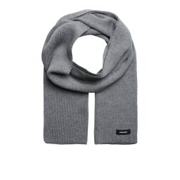 JACK & JONES Fular 'JACDna' gri închis / negru / alb