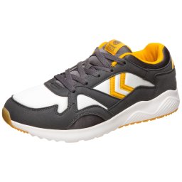 Hummel Sneaker low 'Edmonton' gri închis / portocaliu / negru / alb