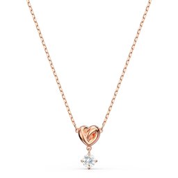 Swarovski Lanțuri 'Lifelong' auriu - roz