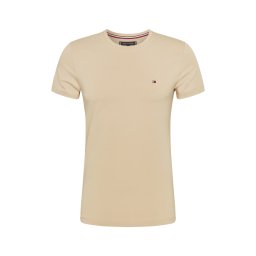 TOMMY HILFIGER Tricou 'Flag Embroidery Slim' kaki