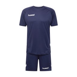 Hummel Costum de trening albastru marin / alb
