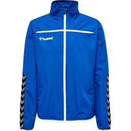 Hummel Jachetă de trening 'Authentic' albastru regal / gri / negru / alb