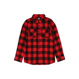 Urban Classics Cămașă roșu / negru